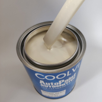 China Factory 1K Bright White Pearl Car Paint ថ្នាំលាបជួសជុលរថយន្ត