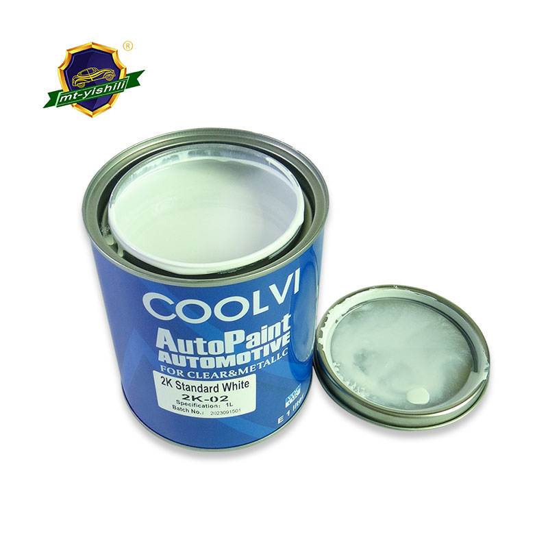 Peinture acrylique pour voiture 2k, peinture blanche de qualit&eacute; sup&eacute;rieure