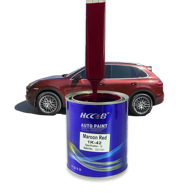 Sistemi i p&euml;rzierjes s&euml; bojrave t&euml; ngjyrave t&euml; automobilave p&euml;r retushimin e trupit t&euml; makin&euml;s Ofert&euml; speciale 1k Maroon